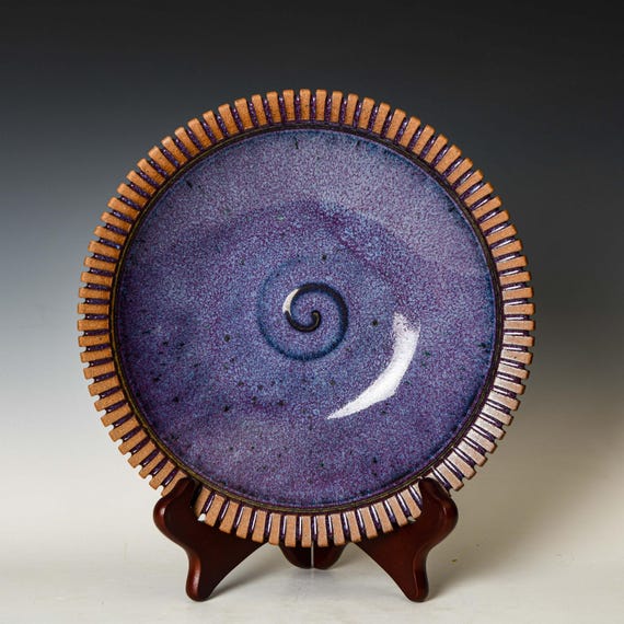 Display Platter, Ceramic Pottery Wall Hanging, Functional Art #10