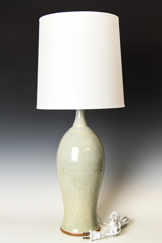 Ceramic Lamp, Stoneware Light #13 - Shade NOT Included