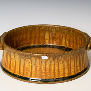 Casserole Dish in Yellow Ash Glaze, Large Stoneware Crock, Ceramic Lasagna Pan Pottery Bakeware image 6