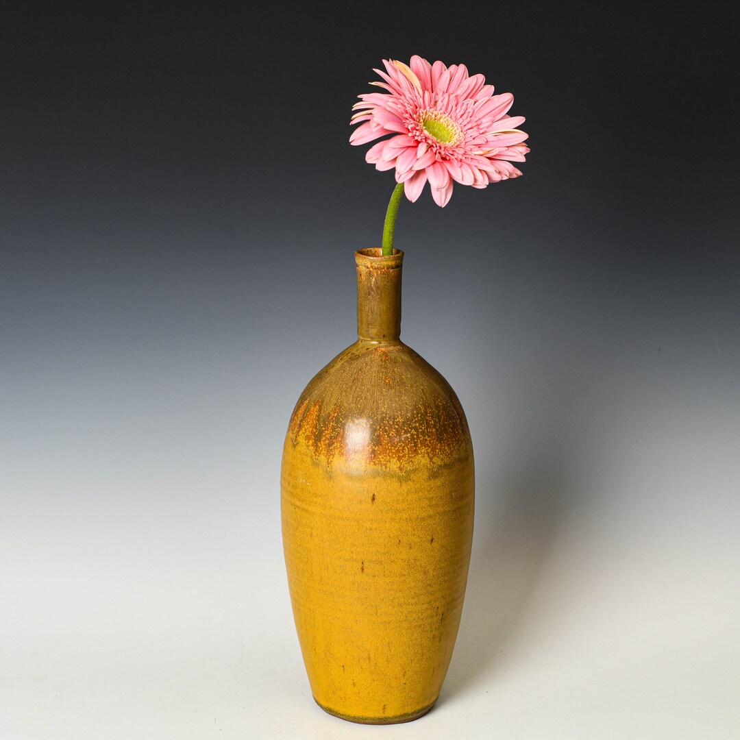 Ceramic Flower Bud Vase Colorful Handmade Aesthetic Vase - Etsy