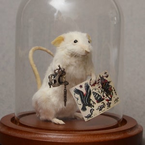 Taxidermy Tattoo Artist Mouse Tattooer Custom Made to Order