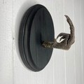 Taxidermy Middle Finger THE BIRD Pheasant Black Wood Wall Plaque