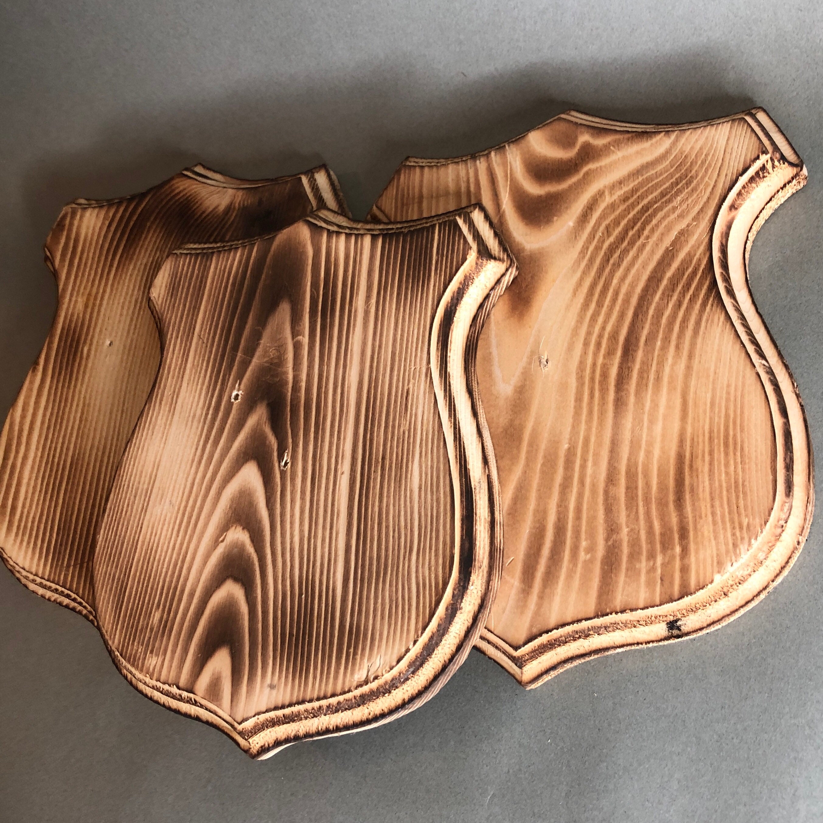 Set of 3 Wood Wall Plaques Etsy