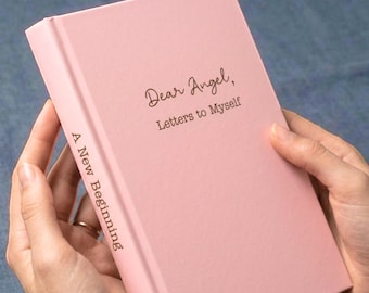 Personalized Hardcover Journal, A New Beginning Future Self Reflection Journal, Letters to Myself Notebook