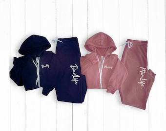 Mom dad coming home outfit, coming home from hospital outfit, mom dad hoodies, mom sweatpants, postpartum clothes, expecting mom gift