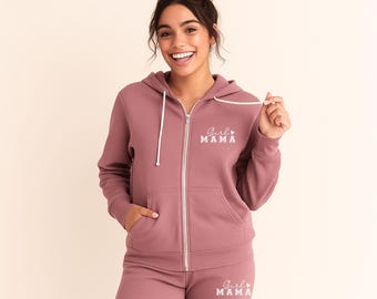 Cozy Mom Hoodie & Jogger Set: Postpartum Lounge Wear