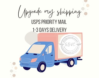 USPS Priority Mail 1-3 days Shipping upgrade for existing bulk orders