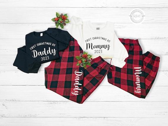 MAMA Before & After Flannel Pajamas