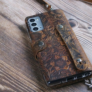 Tracolla da donna Samsung Galaxy A56 A06 5G A15 5G A05s A14 A35 A55 custodia in pelle portafoglio Flip Cover con porta carte gratuito personalizzato
