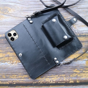 Schouderriem gepersonaliseerd leren iPhone 16 Pro/16e/15 Pro Max/15 Plus/14 Pro Max/14 Plus portemonnee hoesje, 13 Pro portemonnee hoesje monogram leer