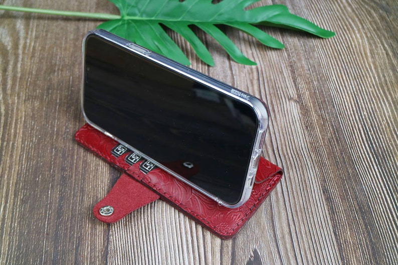 Wristlet Tooled Google Pixel 4 xl 3a3a xl5 4 xl leather wallet case Genuine Leather Real Leather Flip