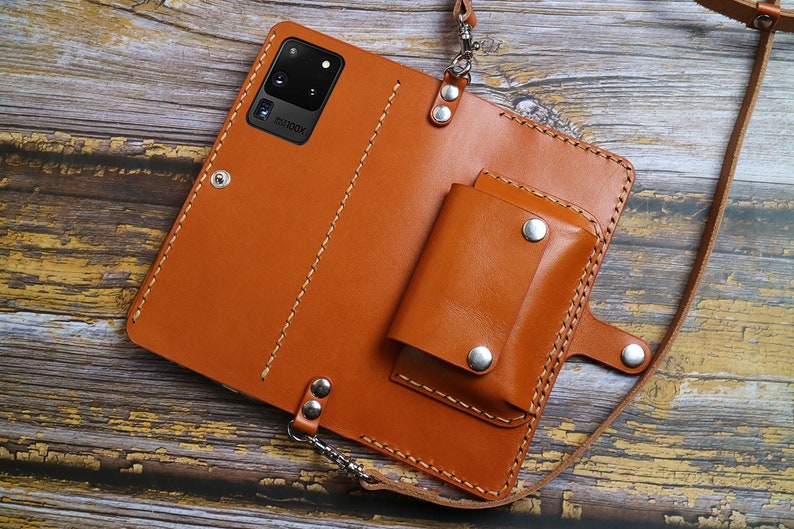 Crossbody Strap Personalization Galaxy A42 5G A51 5G UW A01 Core A90 A80 A71 A70s A70 A60 A51 A50s A50 A40Leather Wallet Case Tooled Leather