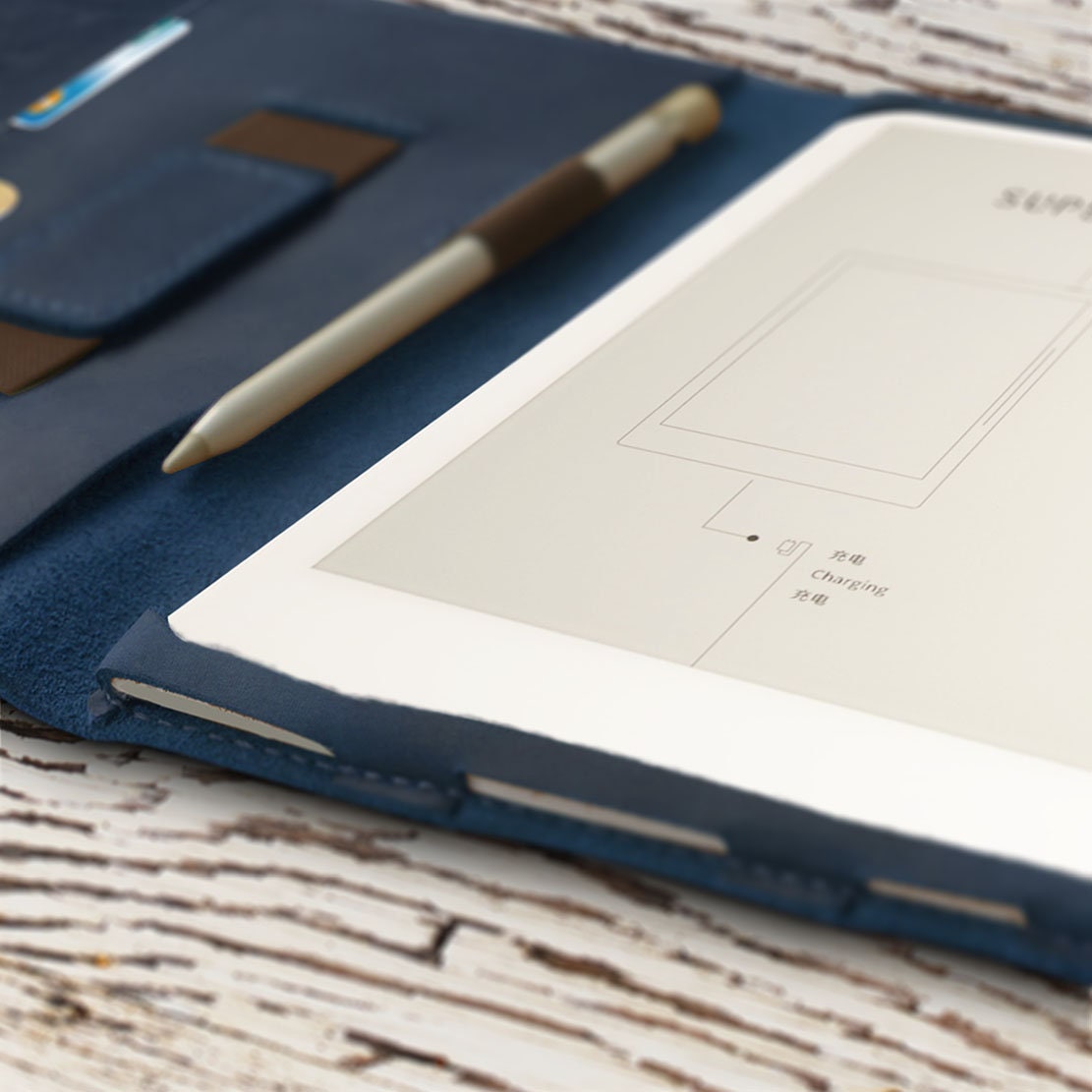 Personalized Leather Supernote A5 X2 Manta Cover, A6 X Case, A6 X2