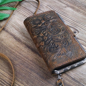 Crossbodyband dames heren iPhone 16e 15 Pro Max/15 Plus/14 Pro/16 Plus leren tas portemonnee dames flipcover met kaarthouder Gratis custom