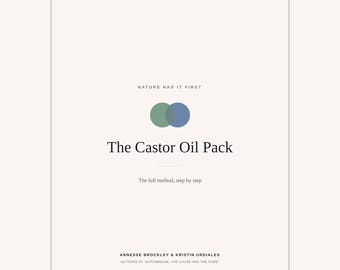 Castor Oil Pack Guide Printable: Step-by-Step Instructions, Liver & Abdominal Pack How-To (PDF)