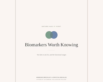 Hormone Lab Test Guide Printable, Biomarkers to Ask Your Doctor PDF, Ferritin Progesterone Thyroid Reference Chart, Instant Download