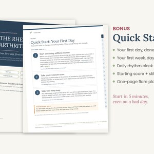 Rheumatoid Arthritis Workbook Printable, RA Diet Guide & 2 Week Meal Plan, Anti Inflammatory Food List, Flare Tracker, PDF image 4