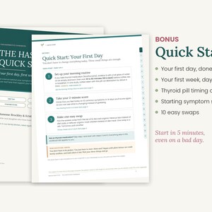 Hashimoto's Workbook Printable, Hypothyroid Diet Guide & 2 Week Meal Plan, Thyroid Food List, Doctor Visit Questions, PDF image 4