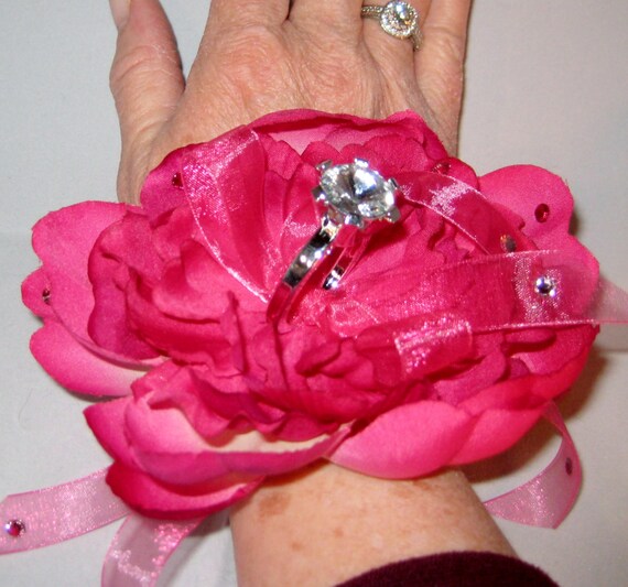 Items similar to Everlasting Engagement Corsage with HUGE (faux