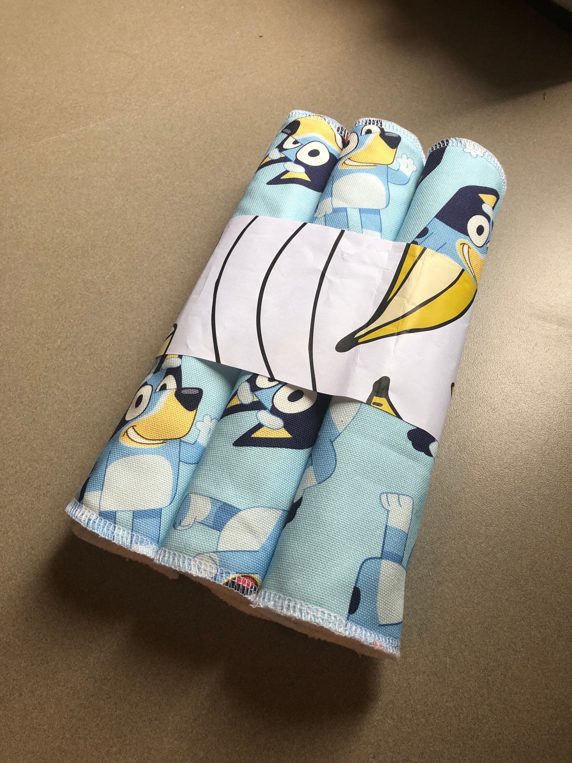 Bluey Bingo Burp Cloths Burping Towel Face Washer Flannel Etsy