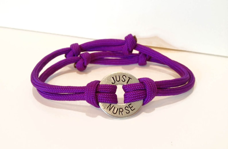 JUST NURSE Breastfeeding Bracelet Personalized One Washer | Etsy