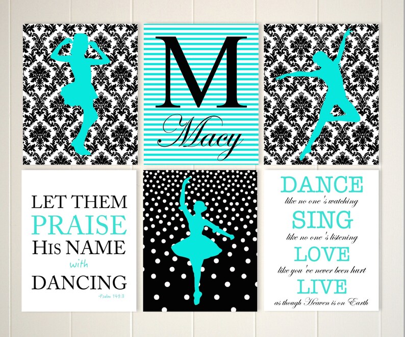 Girls Wall Art Jazz Dance Wall Art Dancer Wall Art Etsy