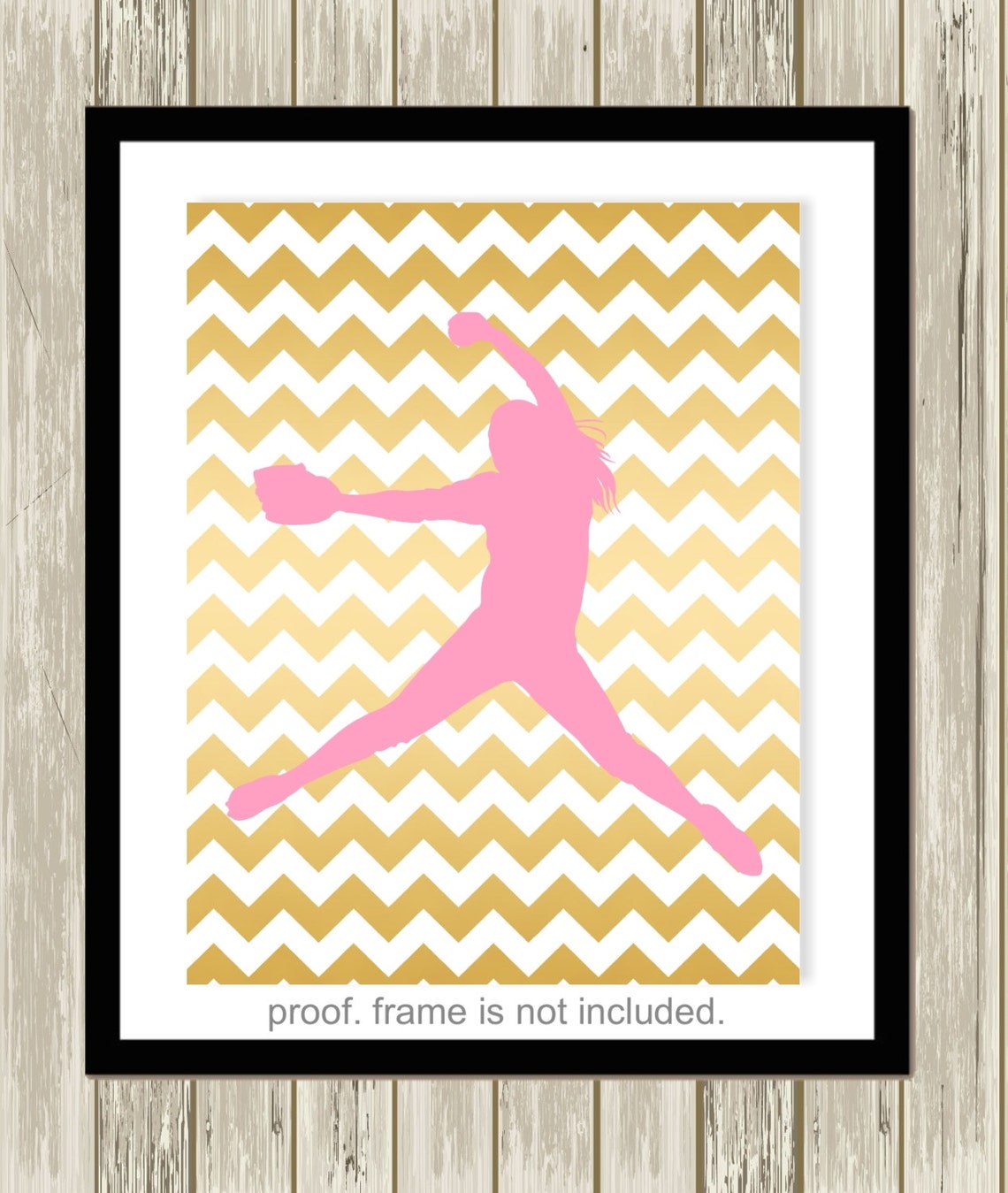 Basketball Girl Wall Art Softball Wall Art Inspirational Etsy