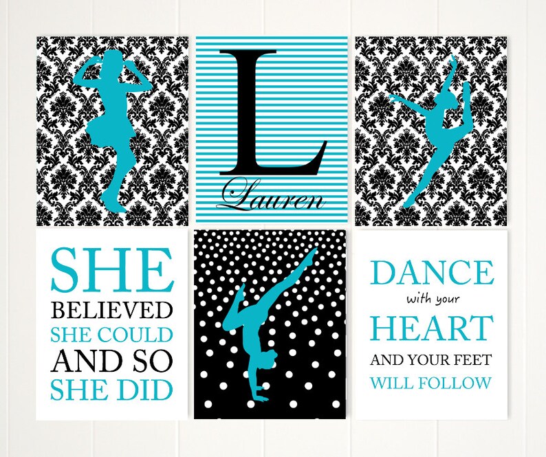 Girls Wall Art Jazz Dance Wall Art Dancer Wall Art Etsy