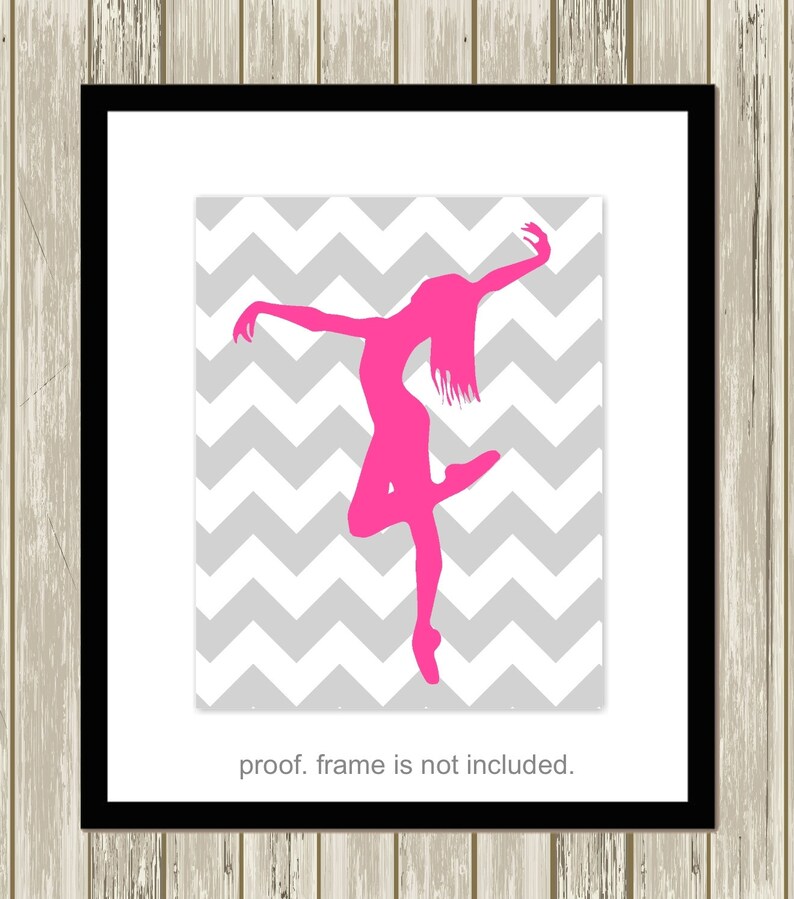 Girls Dance Decor Dance Wall Art Modern Dance Art Girls Etsy