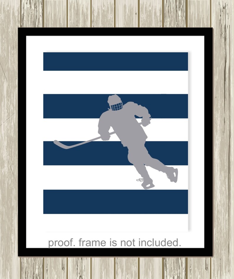 Boys Wall Art Sports Art for Boys Ice Hockey Wall Art Golf Etsy