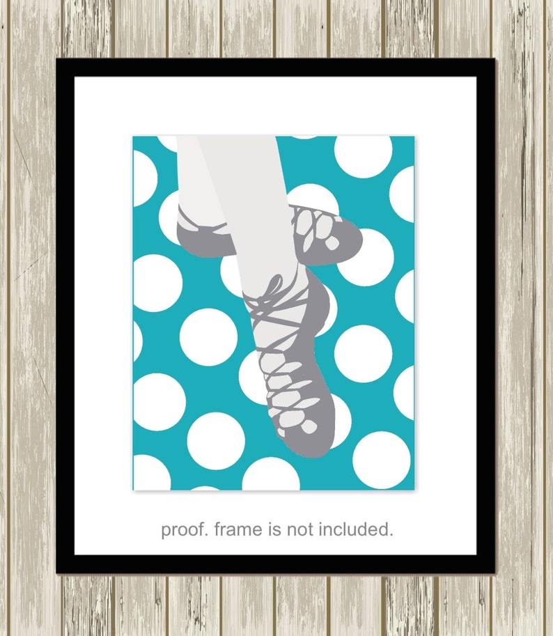 Irish Dance Wall Art Irish Dancer Teen Girl Room Decor Etsy