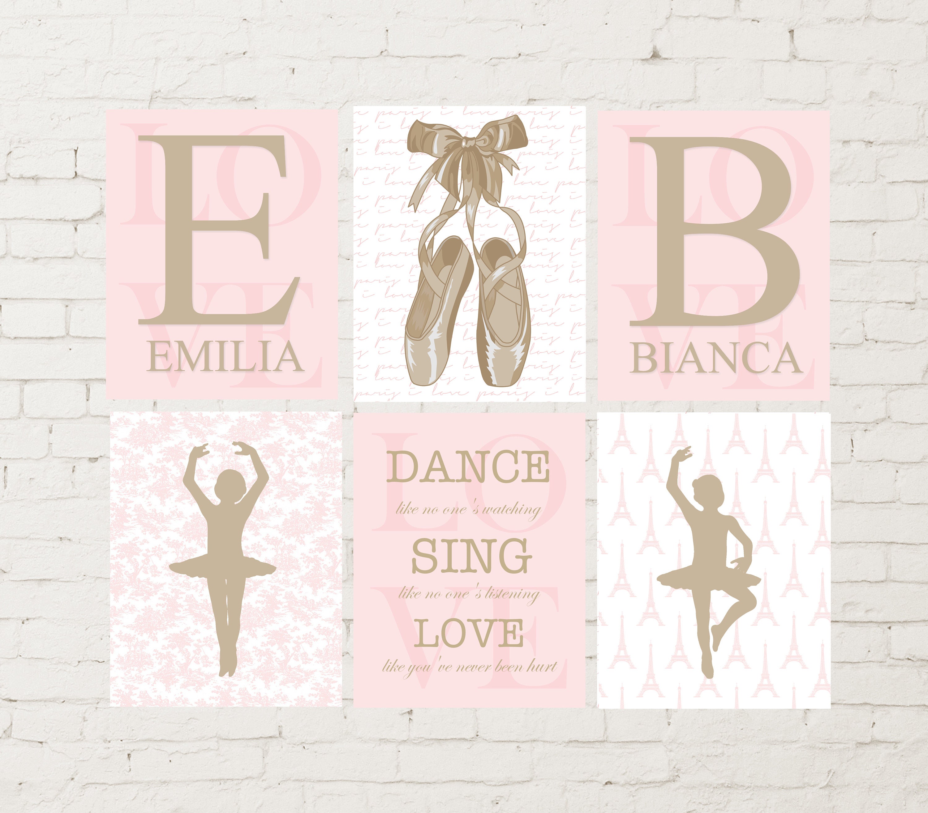 Sisters room wall decor shared siblings room decor little | Etsy