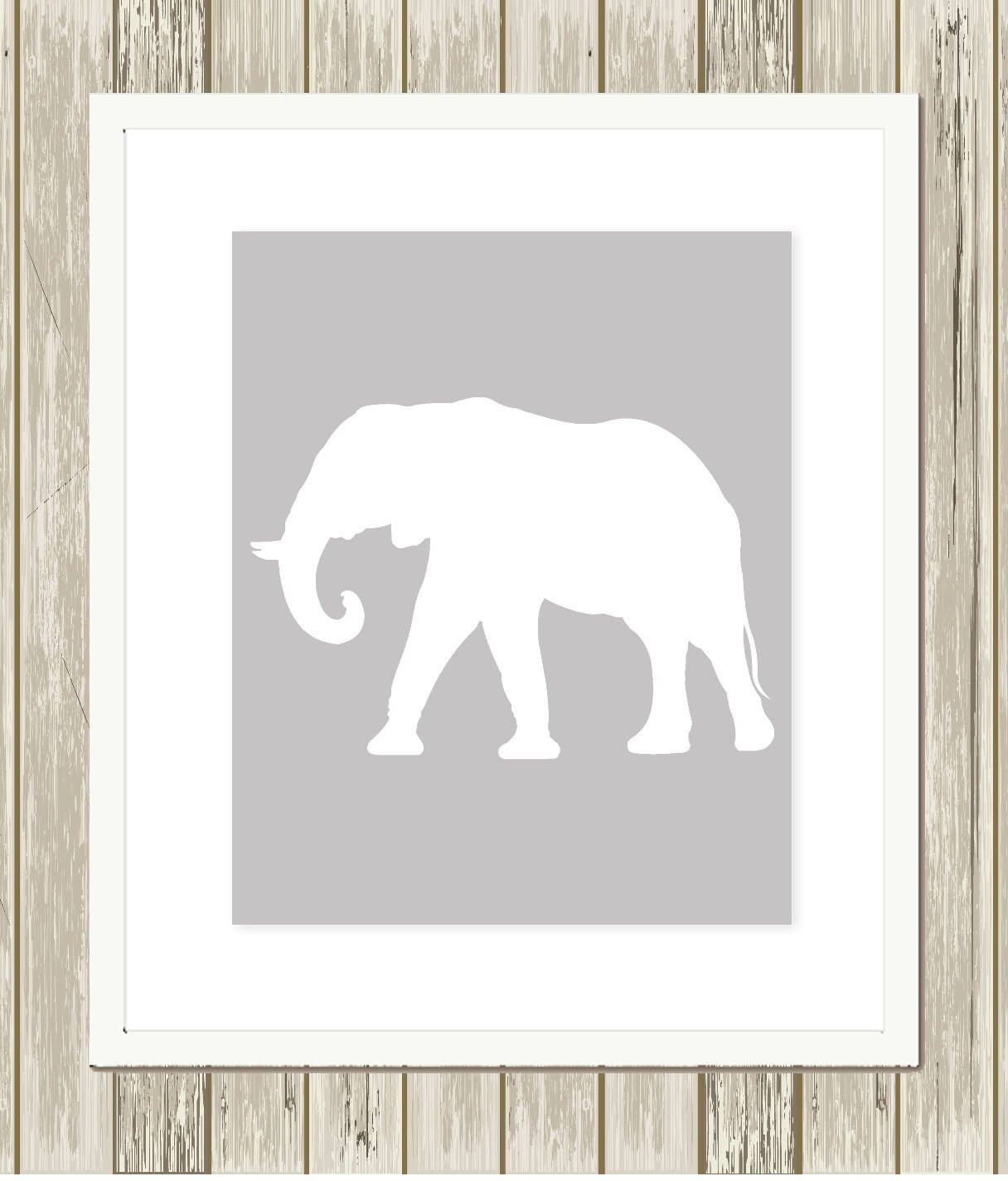 Baby Boy Nursery Elephant Theme Nursery Elephant Wall Art Etsy
