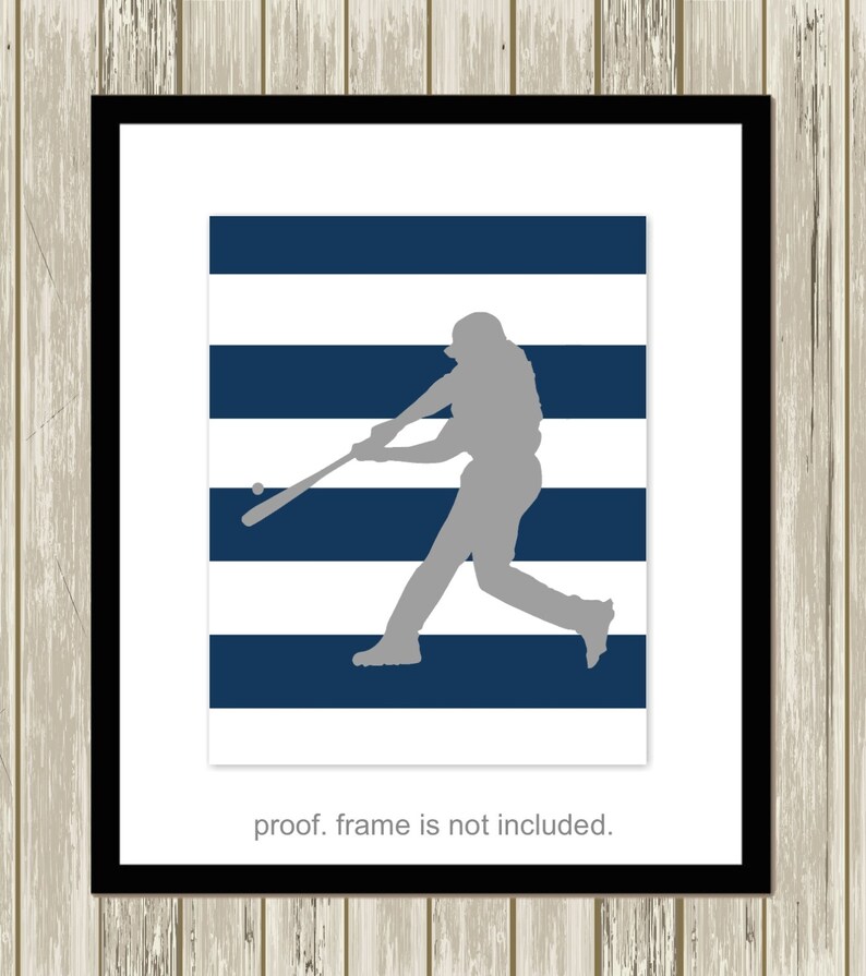 Football wall art baseball wall art basketball wall art set Etsy