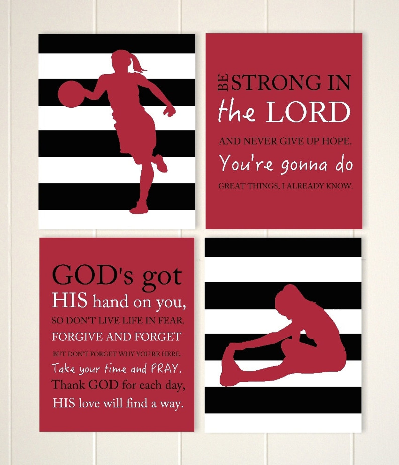 Track and Field Wall Art Christian Art Scripture Wall Art Etsy