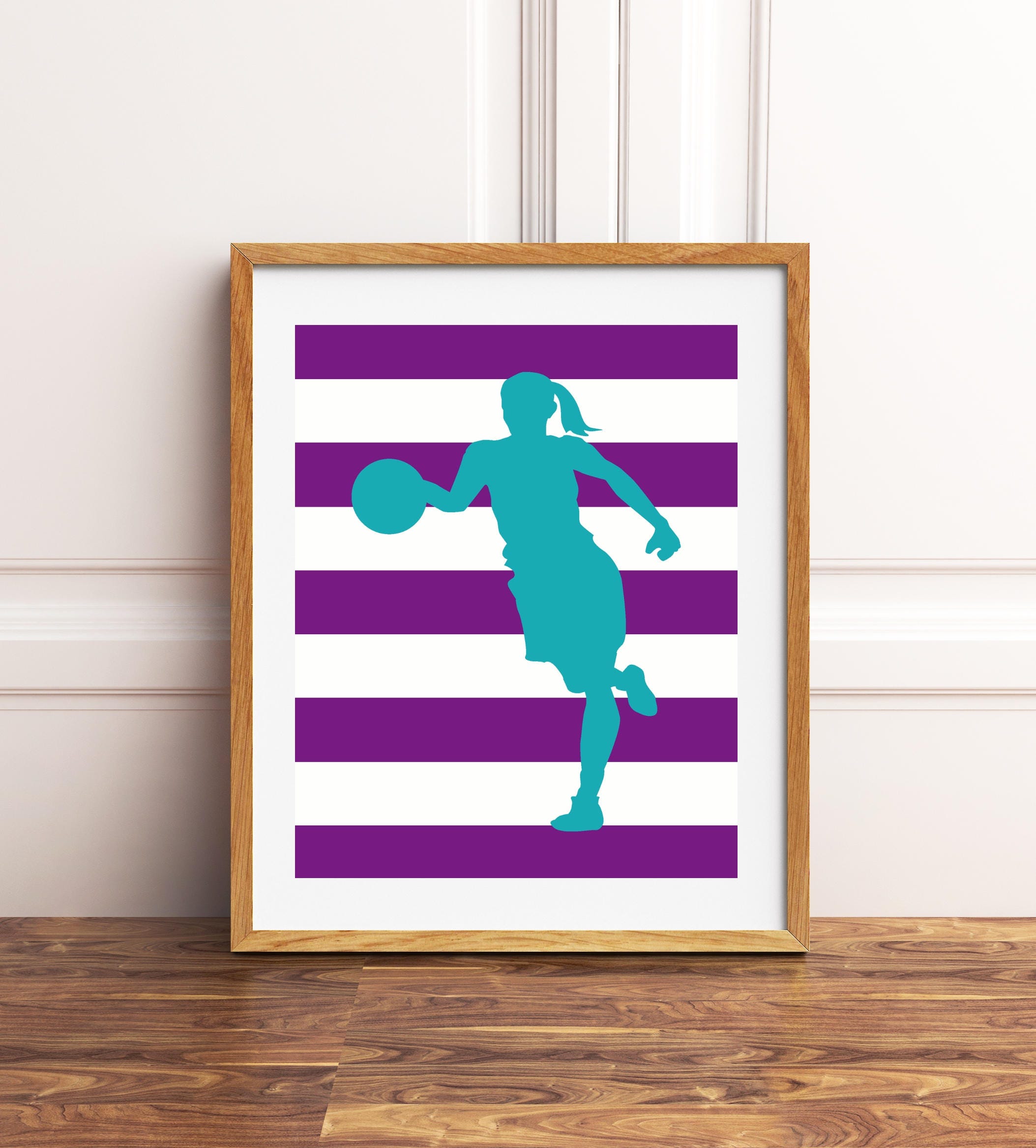 Softball Wall Art Basketball Wall Art Girls Basketball Room Etsy