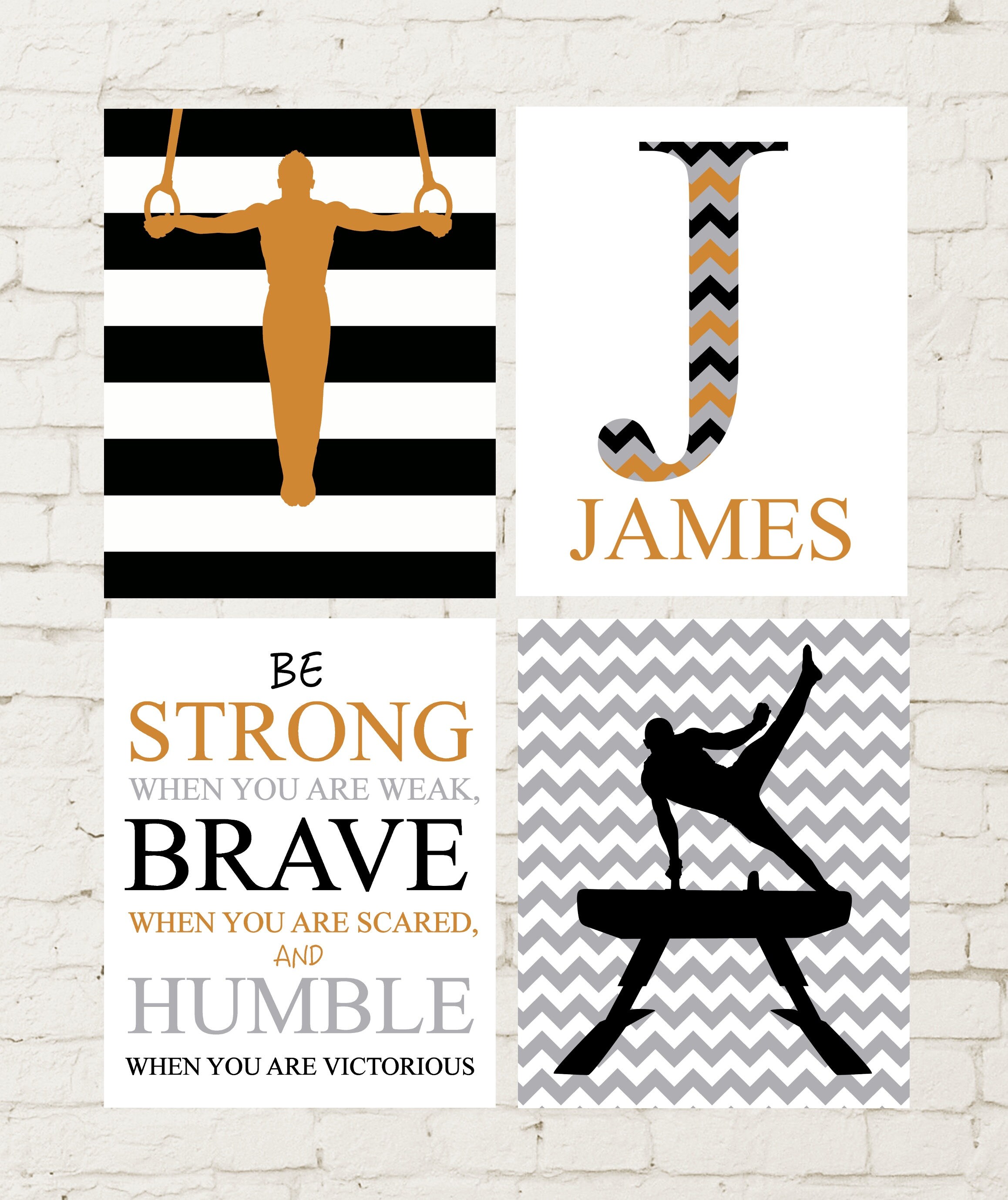 Gymnast male gymnastics wall art gymnastics boy wall art Etsy