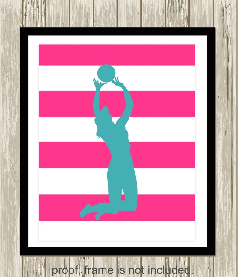 Gift for Teen Girl Girl Volleyball Player Volleyball Room Etsy