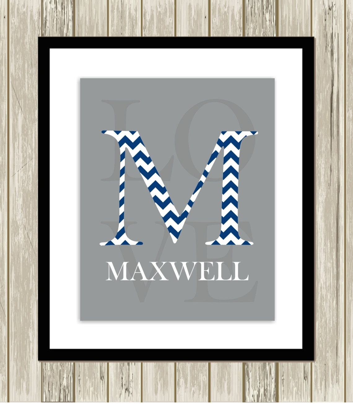 Baby Girl Nursery Baby Monogram Wall Art Baby Name Wall Etsy