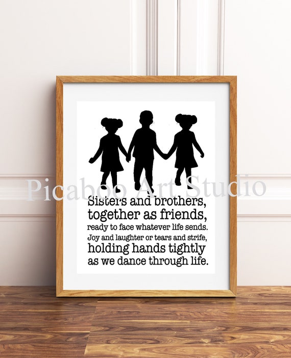 African American Siblings Art Print African American Kids - Etsy