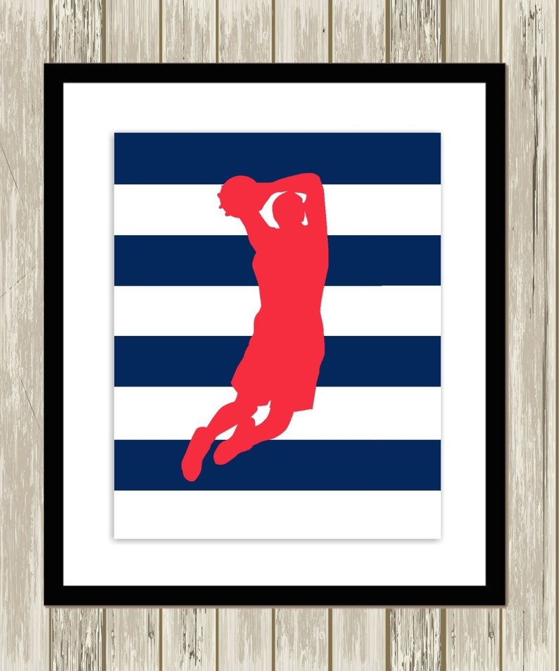 Boys Wall Art Basketball Wall Art Baseball Player Soccer Etsy