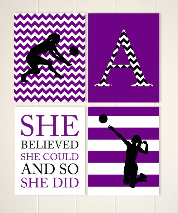 Mädchen Die Motivation Sport Zitate Mädchen Volleyball Etsy