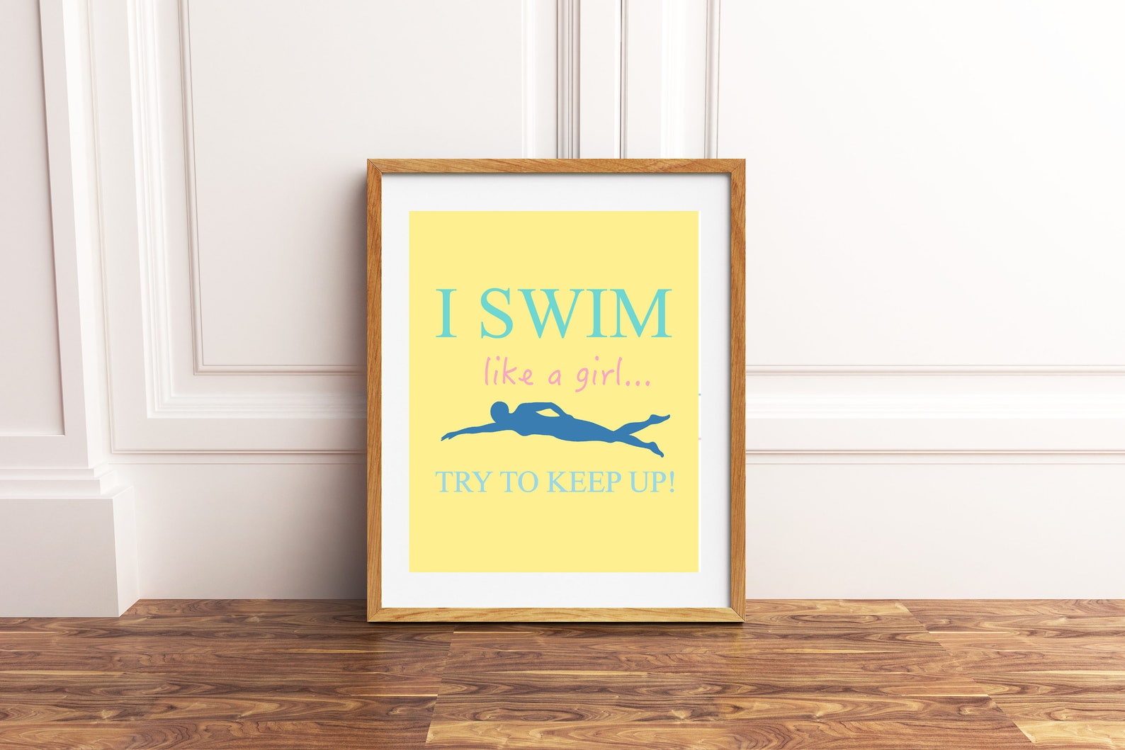 Swimming Wall Art Gift for Teen Girl Swim Team Girls Etsy