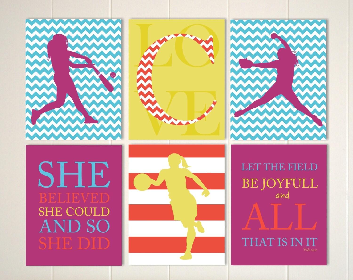 Softball Wall Art Basketball Wall Art Girls Basketball Room Etsy