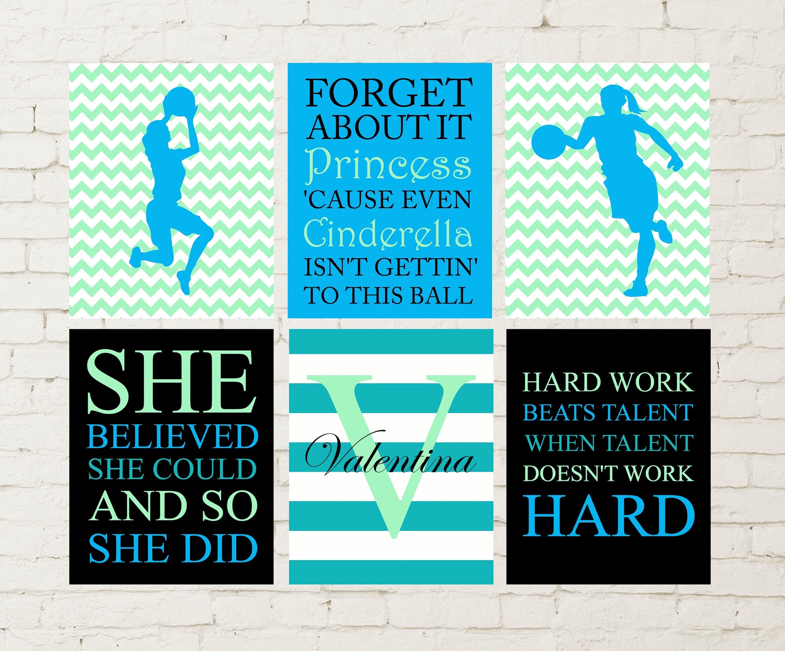 Basketball Decor Personalized Girls Wall Art Basketball Room Etsy