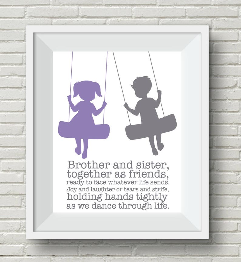 Multiple Siblings Shared Room Wall Art Playroom Decor Etsy