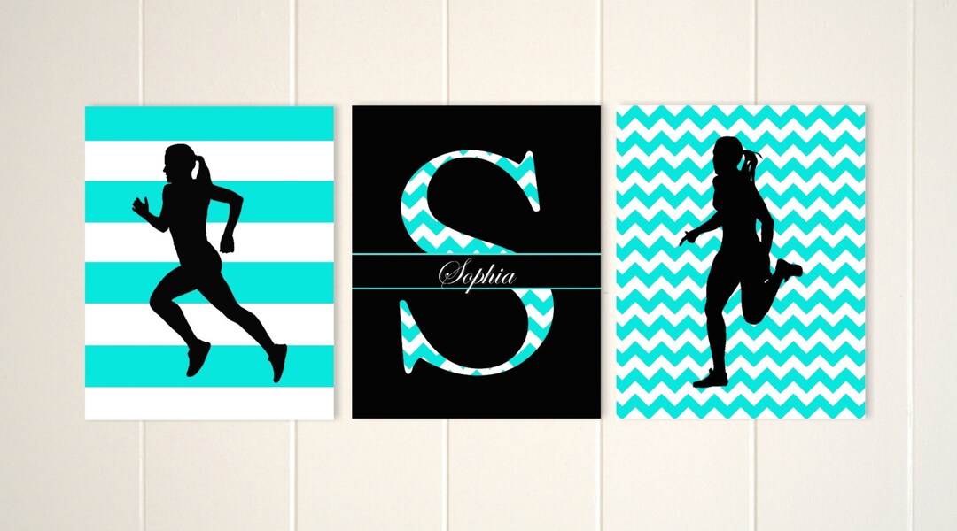 Girls Wall Art Girls Sports Room Decor Tween Girl Wall Art Etsy