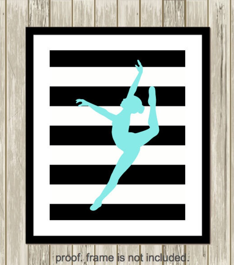 Pre teen girl wall art dance wall art jazz modern dance Etsy