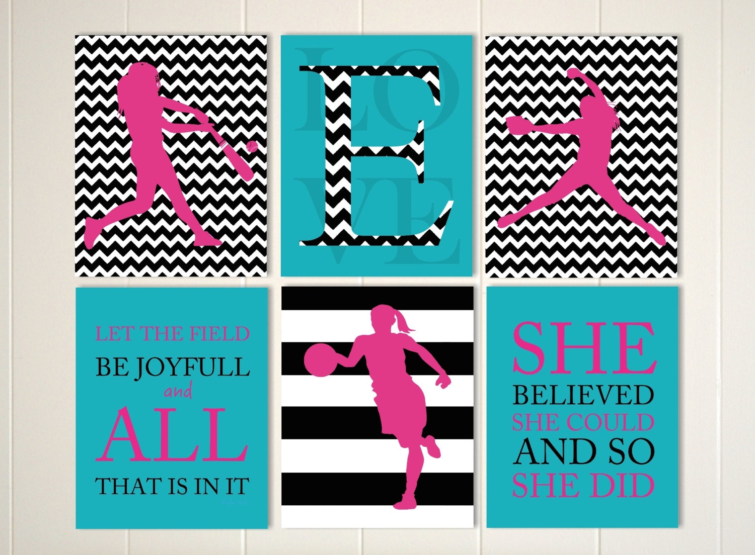 Softball Wall Art Basketball Wall Art Girls Basketball Room Etsy