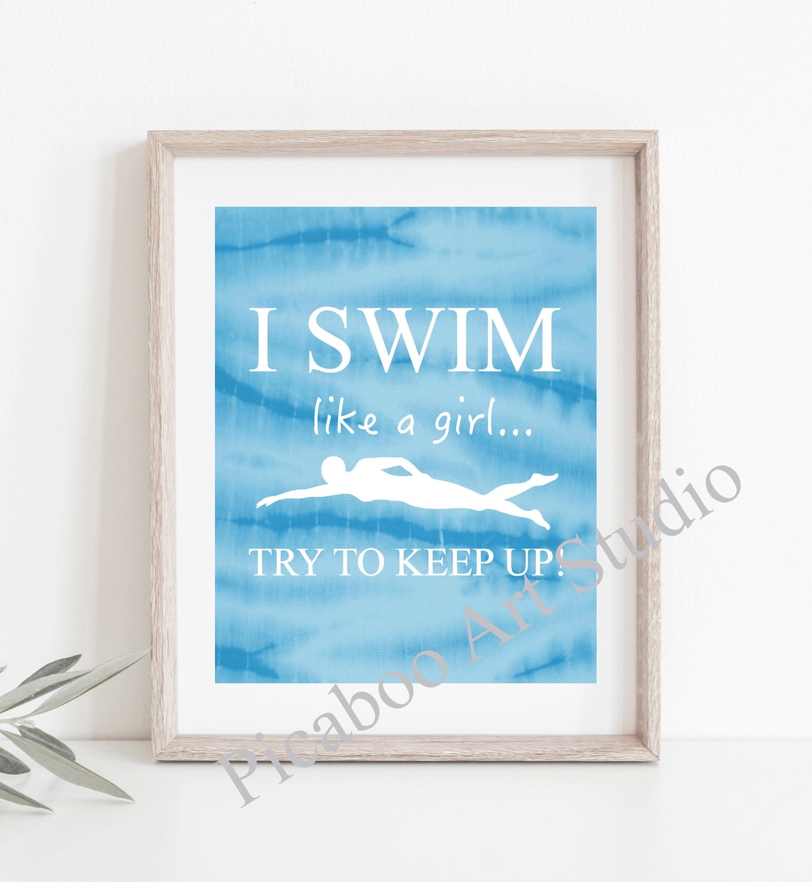 Swimming art print swimmer wall art swim team swimmer gift Etsy